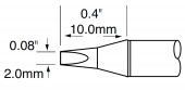 Картридж-наконечник METCAL для MFR,клиновидный 2.0 х 10мм SFP-CH20