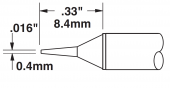 Картридж-наконечник METCAL для СV/MX, конус 0.4 х 8.4 мм CVC-5CN1404S