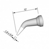 Наконечник JBC C130-406 клиновидный 2,2 х 1,0 мм (изогнутый)