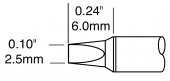 Картридж-наконечник METCAL для СV/MX, клиновидный 2.5 х 6.0 мм