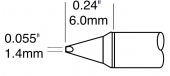 Картридж-наконечник для MX, клиновидный 1.5 х 6.0 мм STTC-138P