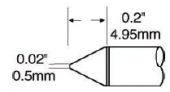 Картридж-наконечник METCAL для MFR, конус 0.5 х 4.95мм STP-CN05