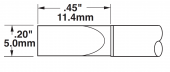 Картридж-наконечник METCAL для MX, клиновидный 5.0 х 11.4 мм STTC-065