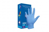 Перчатки смотровые нитриловые Safe&Care TN303 голубые (100 пар/уп) (L)