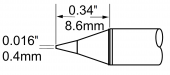 Картридж-наконечник METCAL для MFR, конус 0.4 х 8.6мм STP-CN04