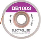 Оплетка для удаления припоя Electrolube DB2003, 2 мм x 3 м