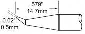 Картридж-наконечник METCAL для MFR, конический изогнутый 0.5мм SFP-CNB05