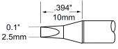 Картридж-наконечник METCAL для MFR, клиновидный 2.5 х 10мм SCP-CH25
