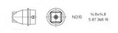 Насадка для паяльников Weller серия NQ, NQ 10 (T0058736818N)