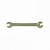 Неискрящий двусторонний рожковый гаечный ключ (DIN 895) KUKKO 1006F2224